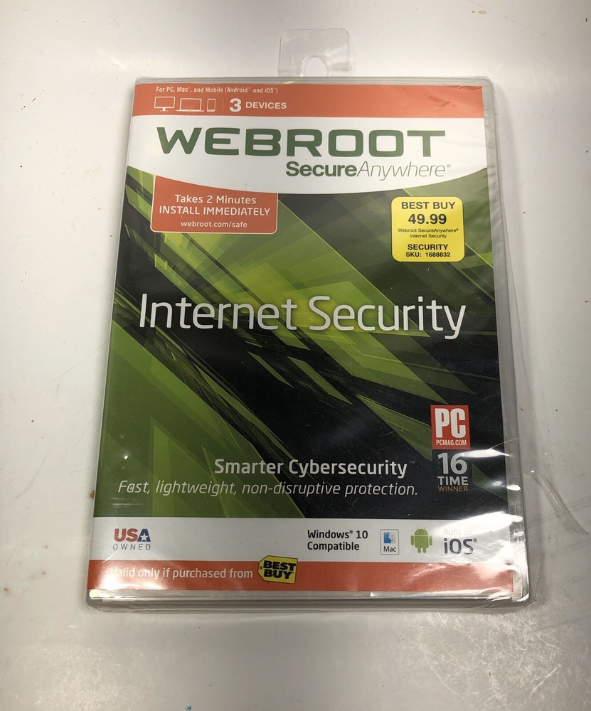 Webroot Internet Security Plus, Sealed L5