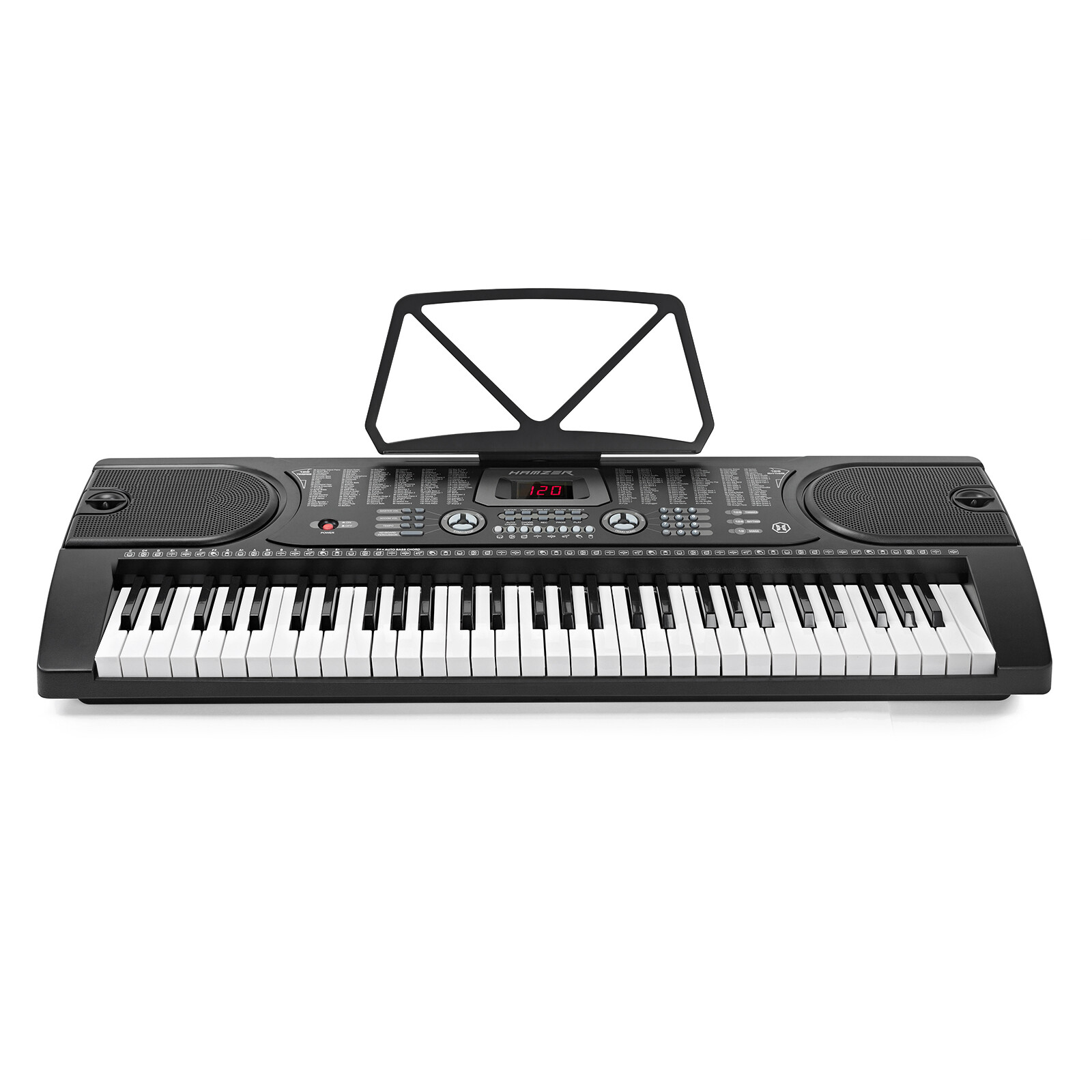 61-Key Electronic Keyboard Piano Beginner Set with Stand