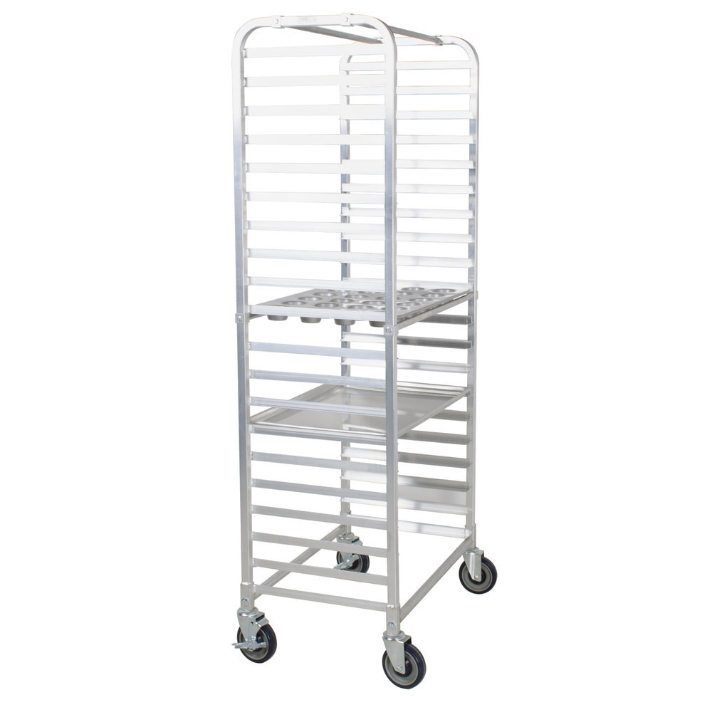 20 Pan SIDE Load Bun Commercial Dough Baking Full Sheet Pizza Bakers Bakery Rack