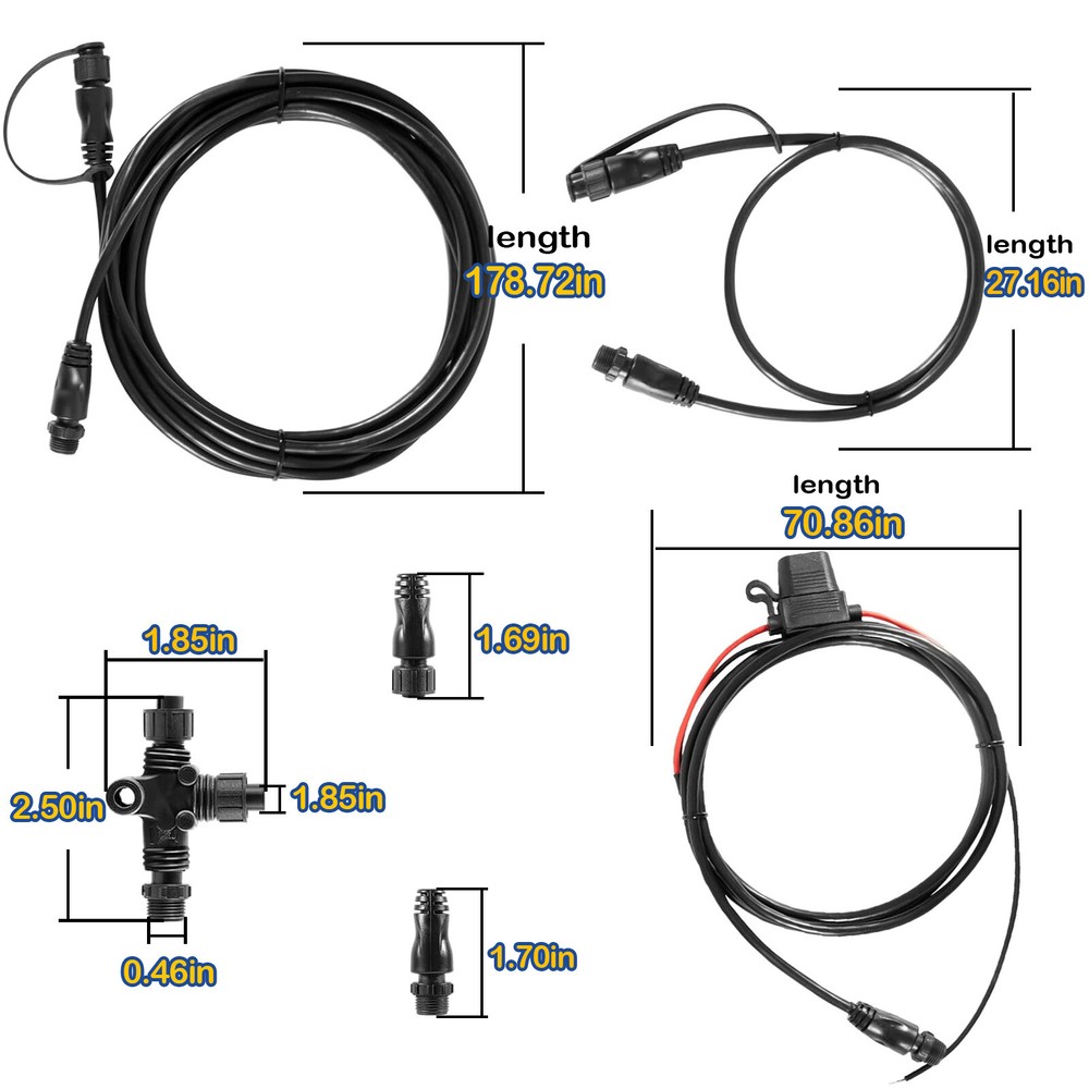 Replace for 124-69 NMEA Network Starter Kit,for NMEA 2000 Node Terminators