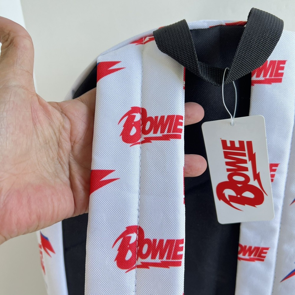 NEW David Bowie Backpack Large Logo All Over NWT