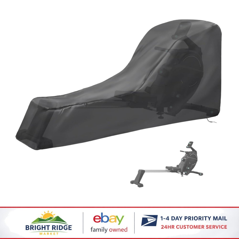 Heavy-Duty Rowing Machine Cover with High-Density Stitching for Durability