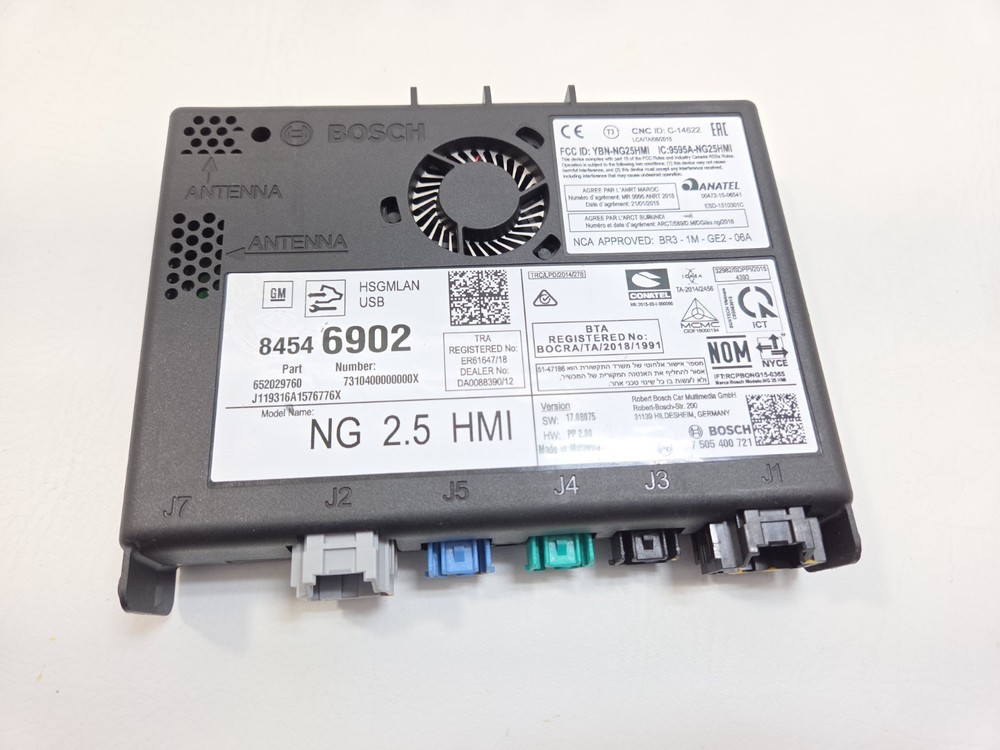 2018-2020 GM HUMAN MACHINE INTERFACE HMI CONTROL MODULE OEM 84546902 VIN REMOVED