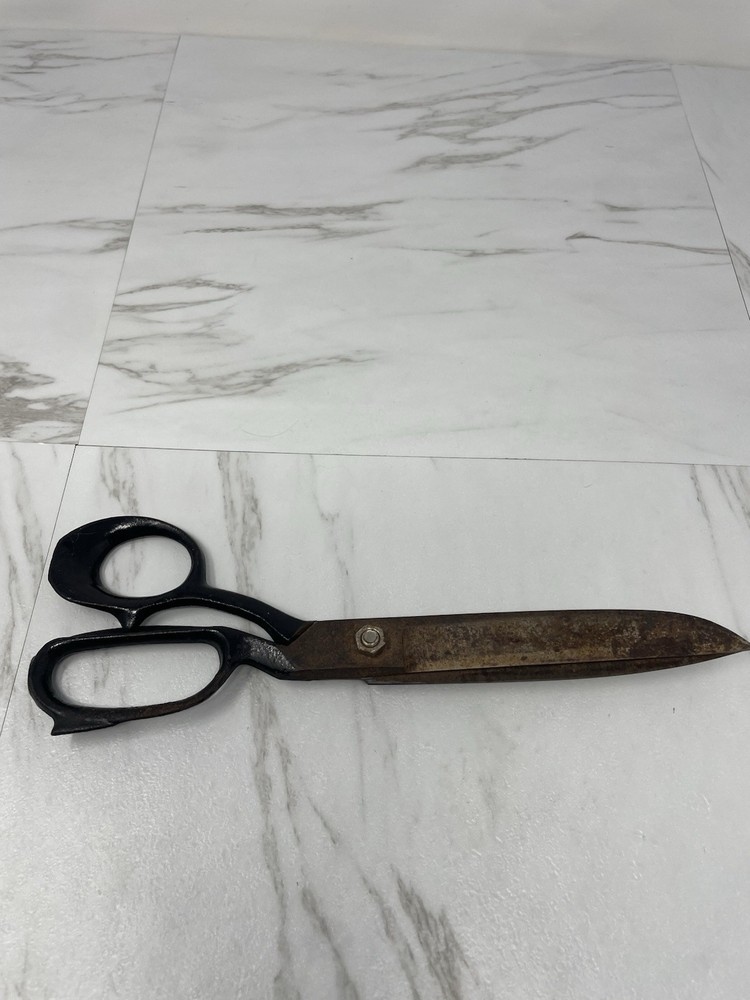 Vintage 10" Scissors marked FE1 Rough Condition