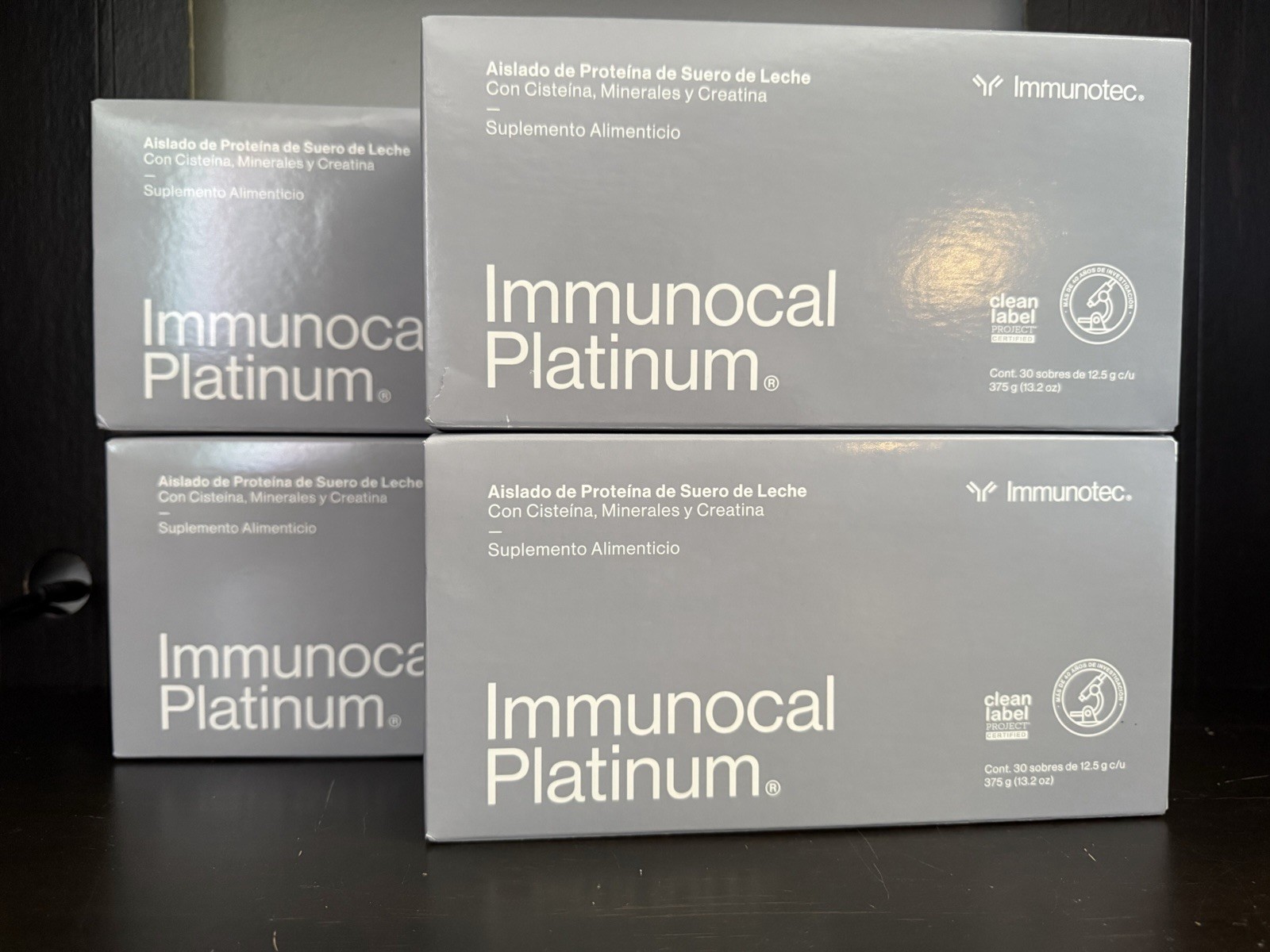 immunotec immunocal platinum 4 Boxes