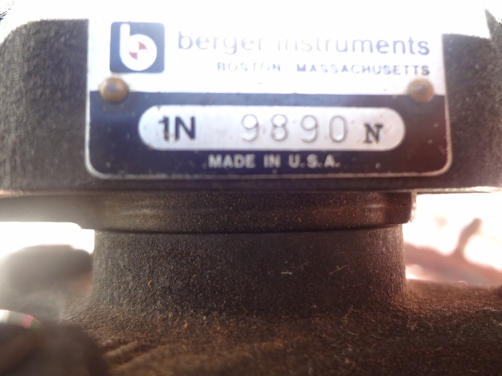 Vintage "Berger" Engineering Instruments Surveying Transit Level