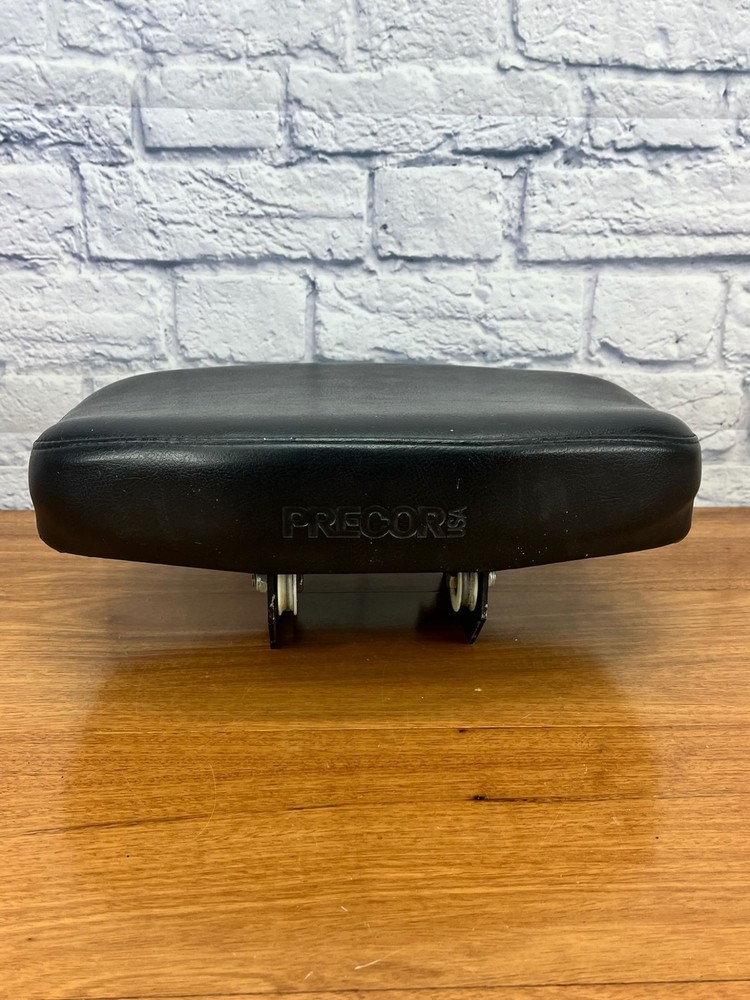 Precor 612 Rowing Machine Replacement Padded Seat (Missing 1 Roller)