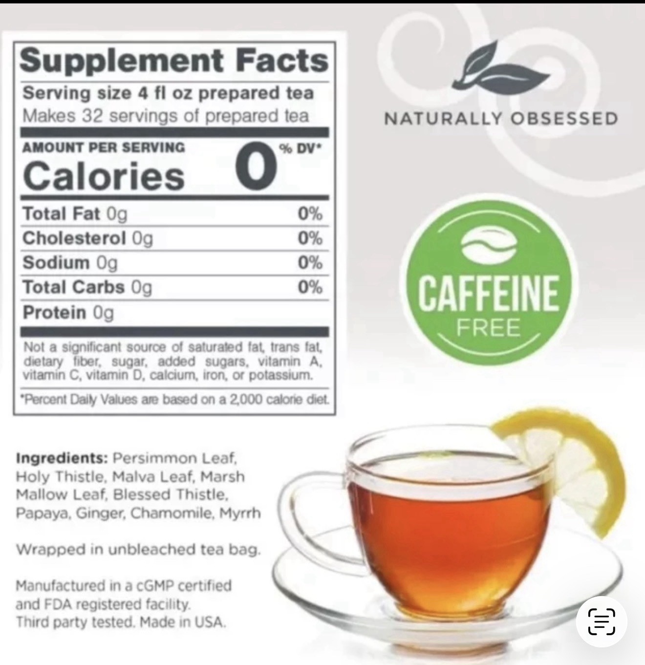 Dr. Miller's Detox Tea | Naturally Obsessed | 50 Pack