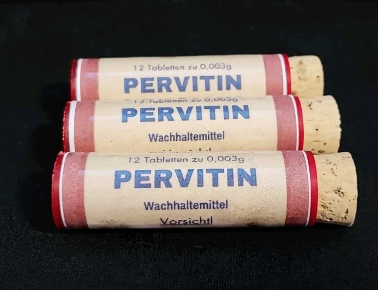 EMPTY! WW2 Pervitin Vial Replica 3D Printed Durable 3-Pack - 1:1 Scale US SELLER