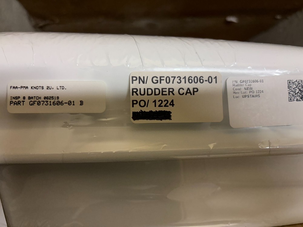 GF0731606-01 Rudder Cap