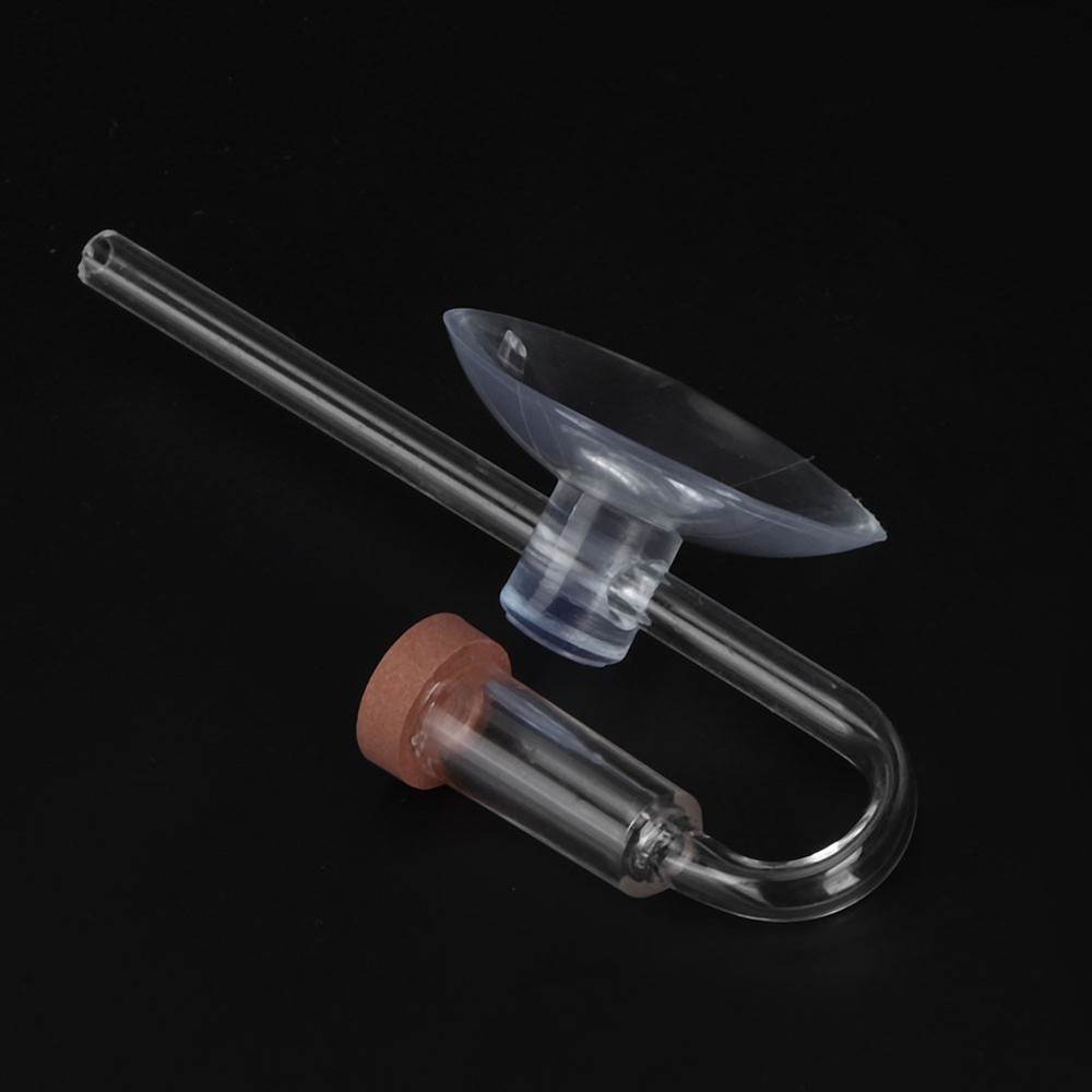 Acrylic Transparent CO2 Diffuser Atomizer Bubble Counter For Aquarium Plants