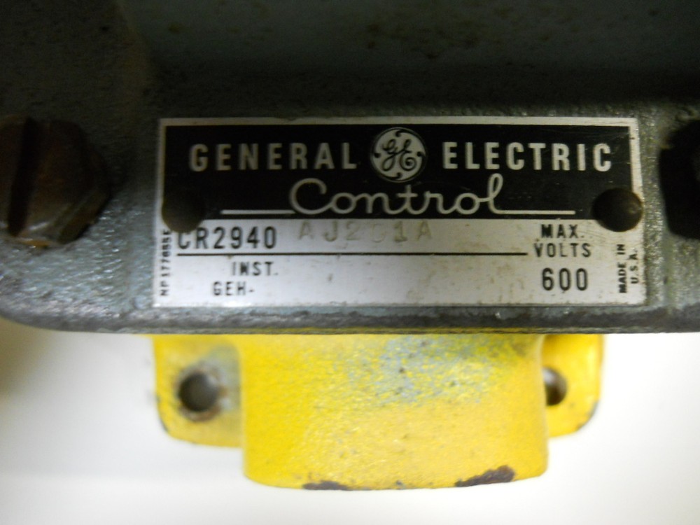 GENERAL ELECTRIC SWITCH CR2940AJ2G1A
