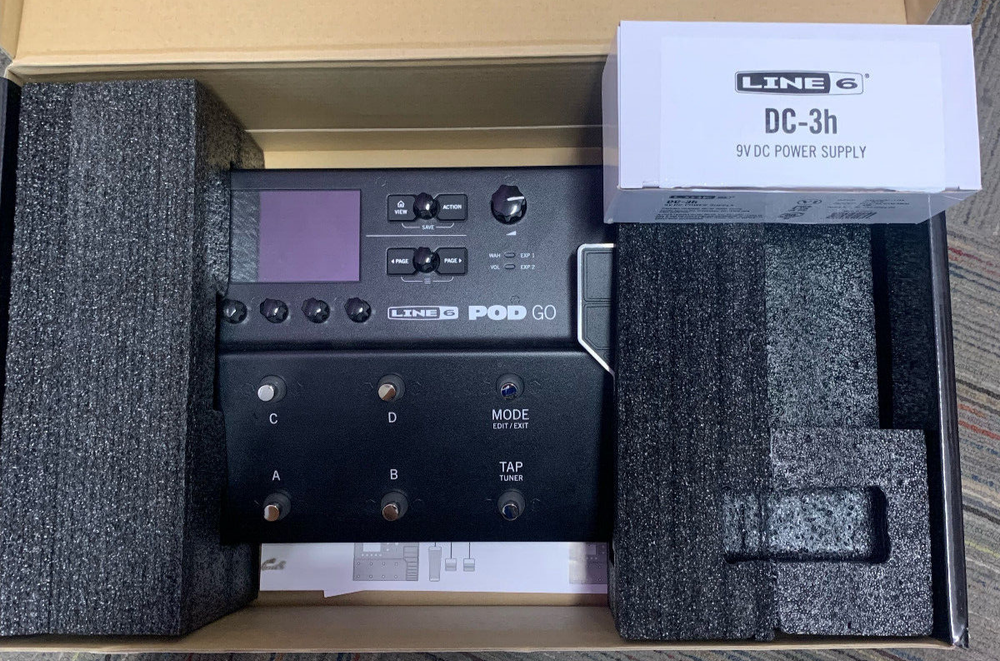 Pod Go Line 6 Portable Professional Guitar Processor