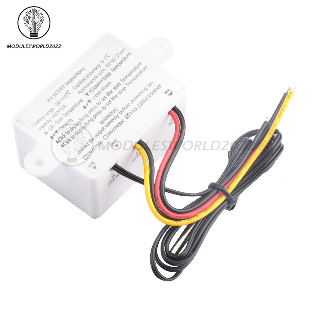 W3001 AC110-220V 10A Digital Temperature Controller Thermostat Control Switch