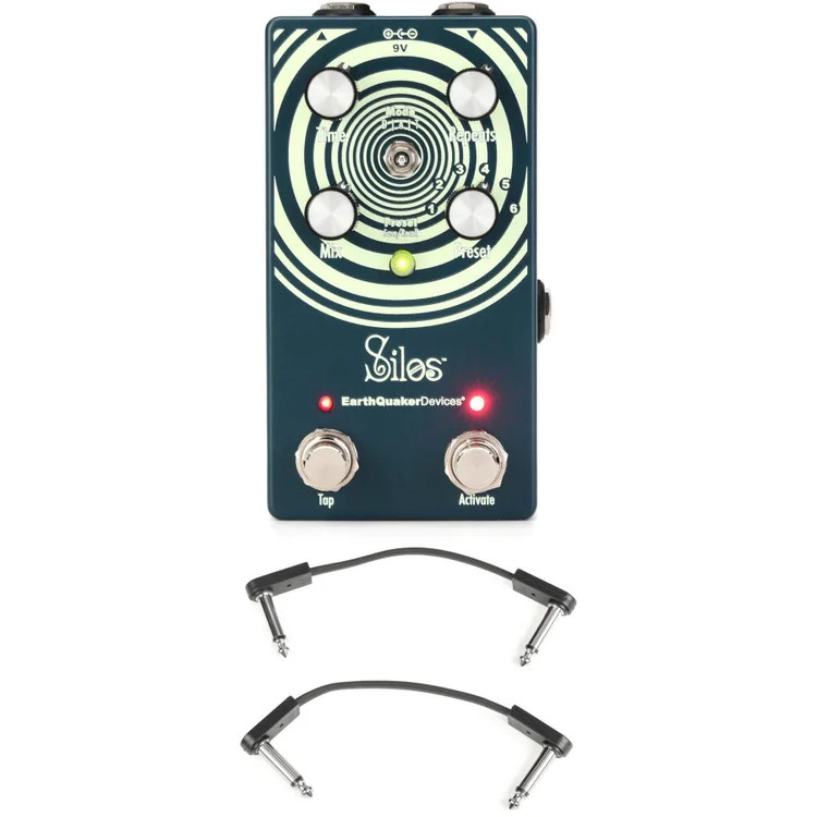 EarthQuaker Devices Silos Multi-generational Time Reflection Delay Pedal with