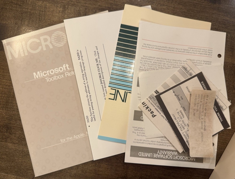 Microsoft BASIC Interpreter for Apple MACINTOSH