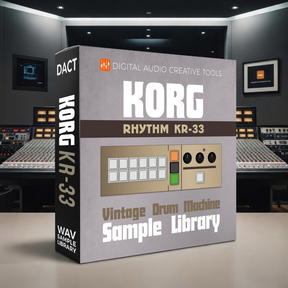 Korg KR-33 Drum Machine Sample Library