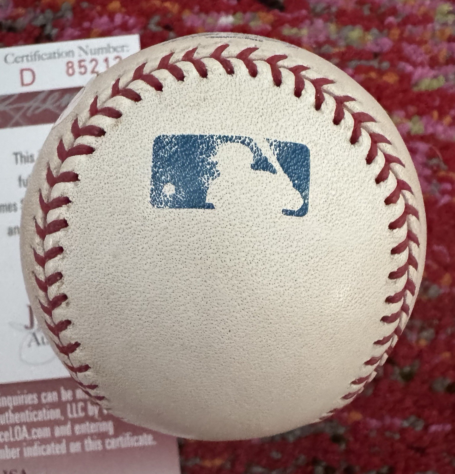 Jose Reyes Autographed OMLB Selig JSA Authentication