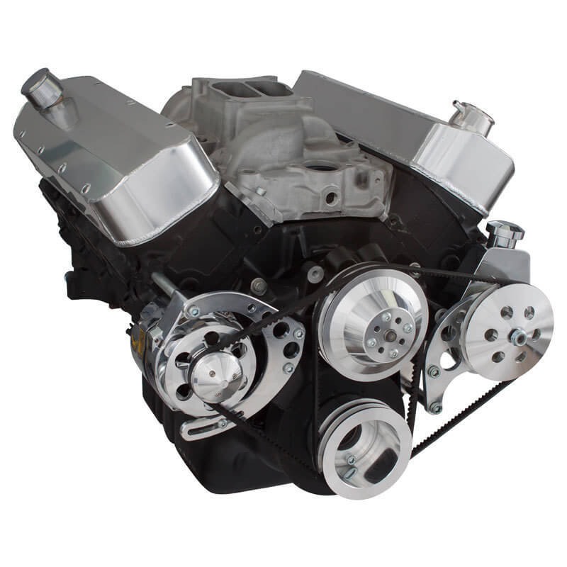Chevy Big Block V-Belt System - Power Steering, LWP