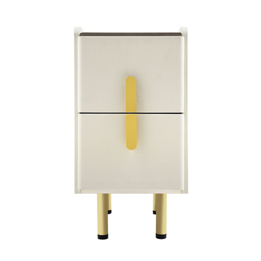 Narrow Bedside Table with Drawers, Bedside Table, Slim Bedside Table