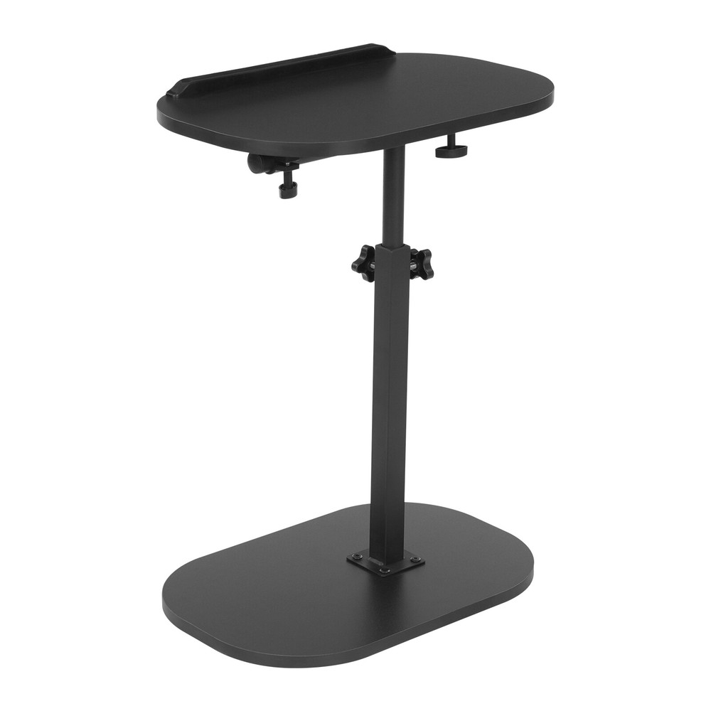 C Shaped End Table, Small Side Table for Couch, Sofa Table for Living Room