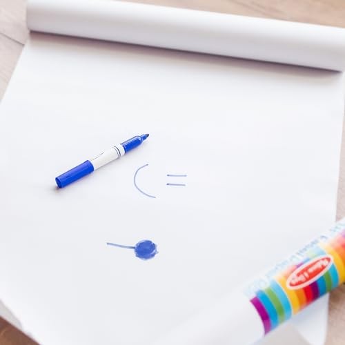 3 Pack Deluxe Easel Paper Roll 17 Inches 75 Feet FSC Certified Sturdy White