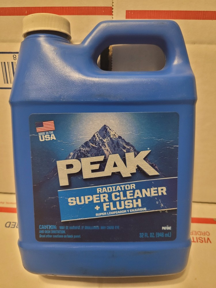 peak radiator super cleaner + flush 32oz