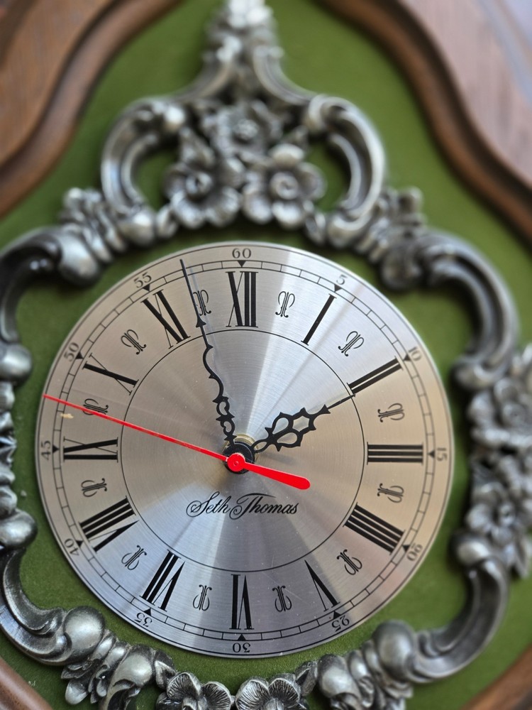 MCM Seth Thomas Baroque Wall Clock #OSSH