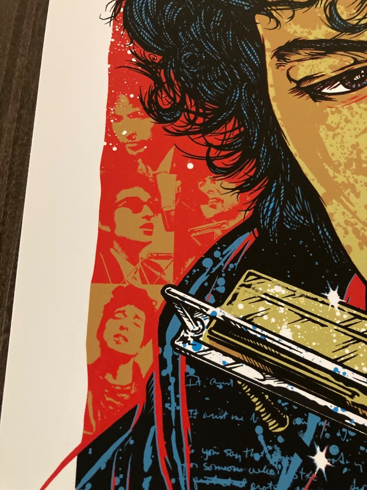 Bob Dylan Official Concert Poster Nashville TN 2010 Signed Numbered Rhys Cooper