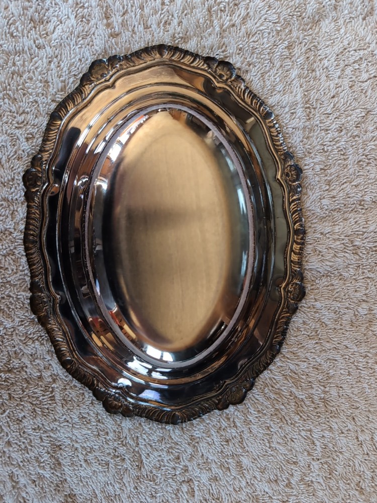 Silver plate Candy Dish With Lid.