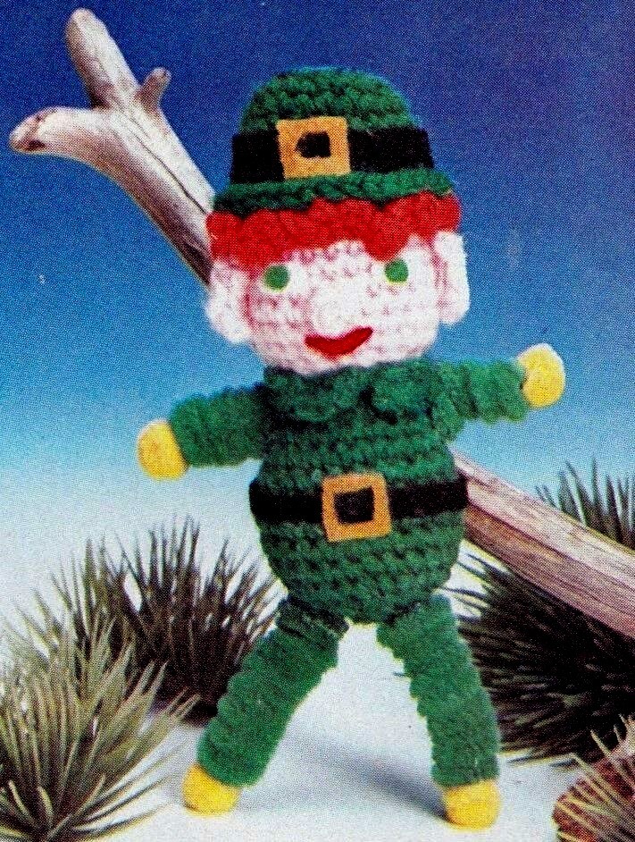 CUTE Lucky Leprechaun/Toy/ Crochet Pattern INSTRUCTIONS ONLY