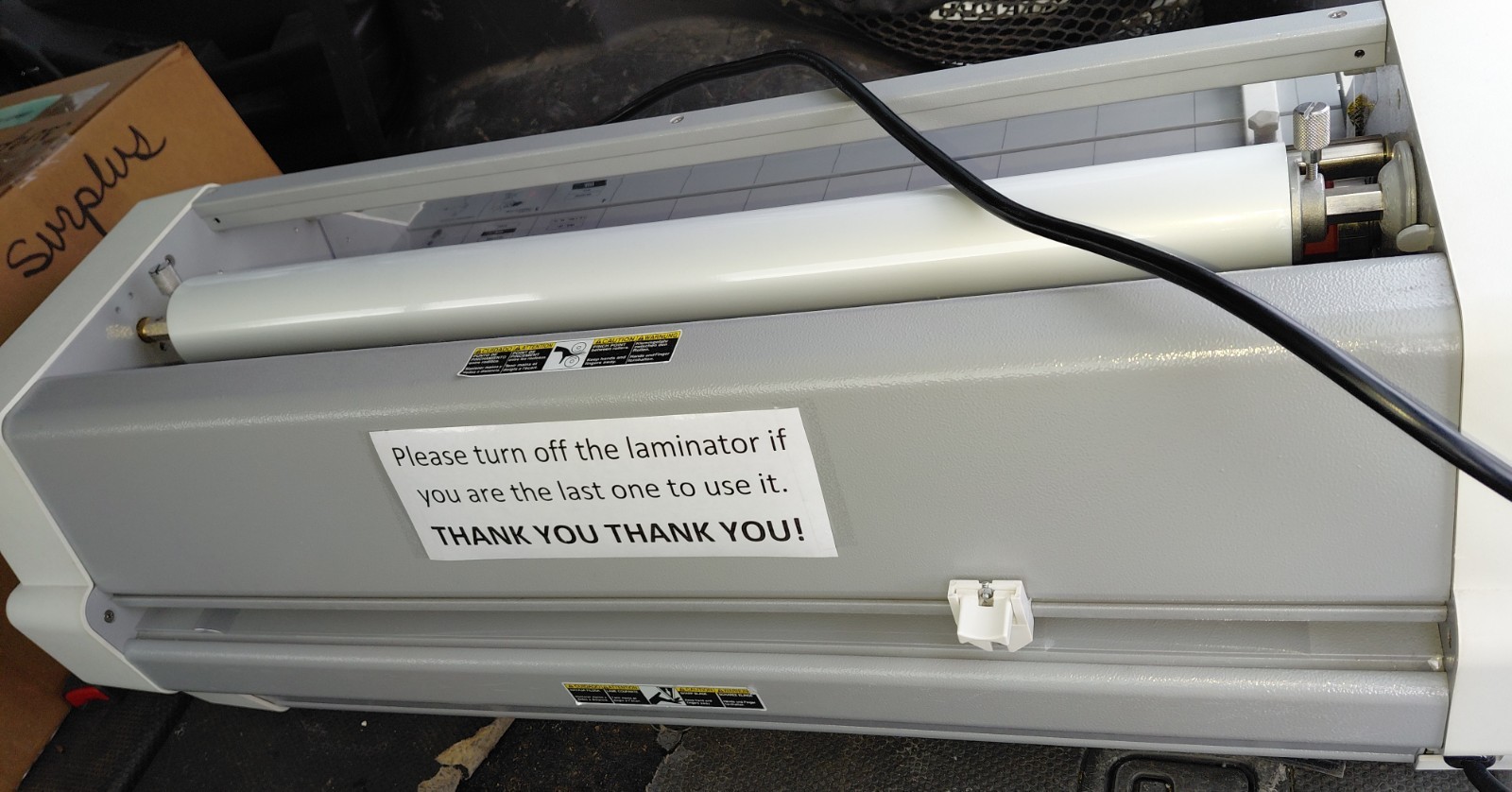 GBC 1710740 Heatseal Ultima 65 Thermal 27 Inch Max Width Roll Laminator