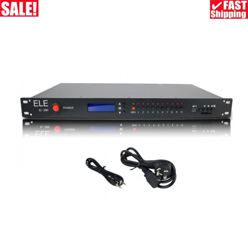 ELE EL-30H 30W FM Broadcast Transmitter w/ RDS & Power Amp Module for Mitsubishi