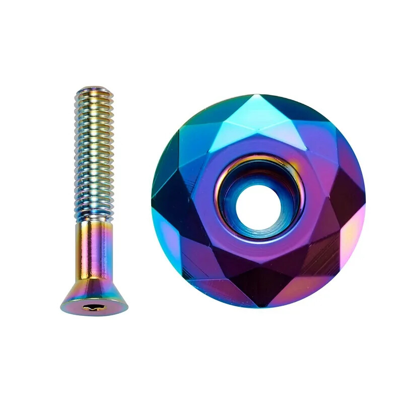 Bicycle Stem Cap Cover Aluminum Headset Fork Top 1-1/8 Threadless Mtb Road Bike