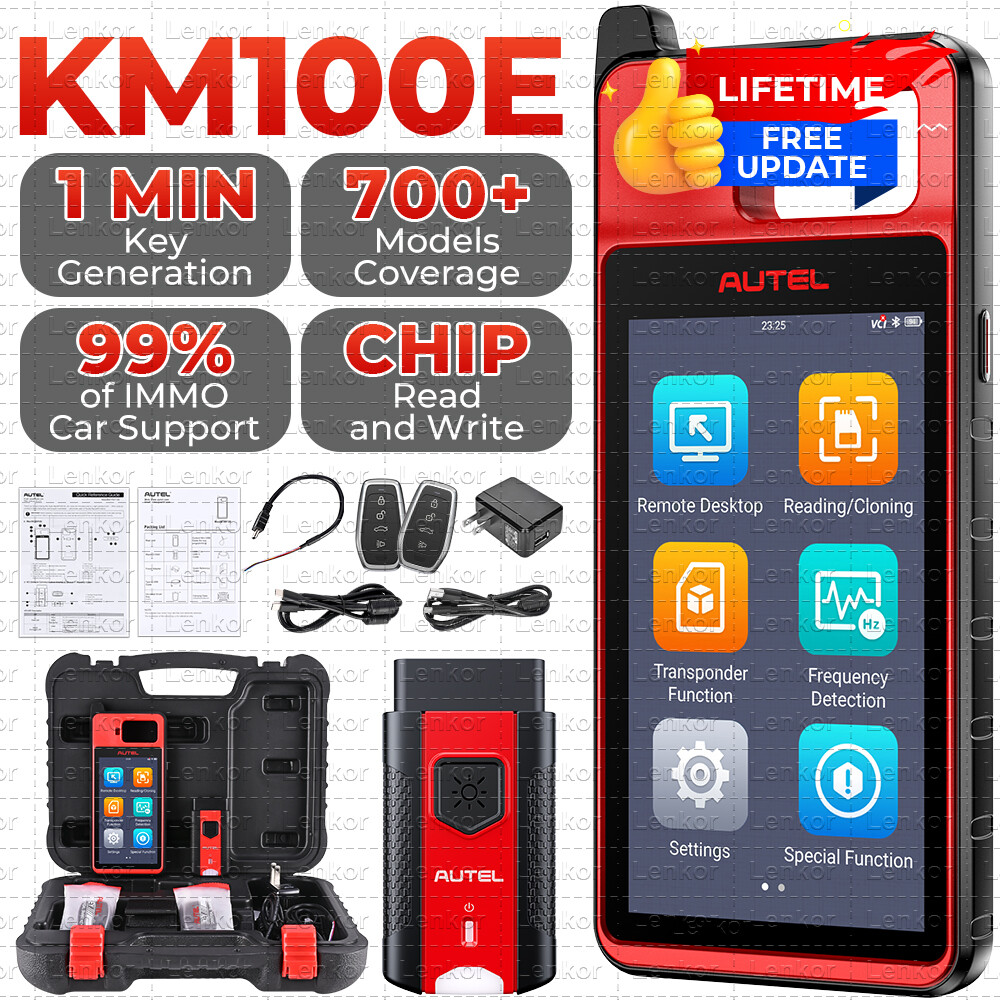 2026 Autel Scanner MaxiIM KM100E Key Fob Programming Tool Programmer Immobilizer