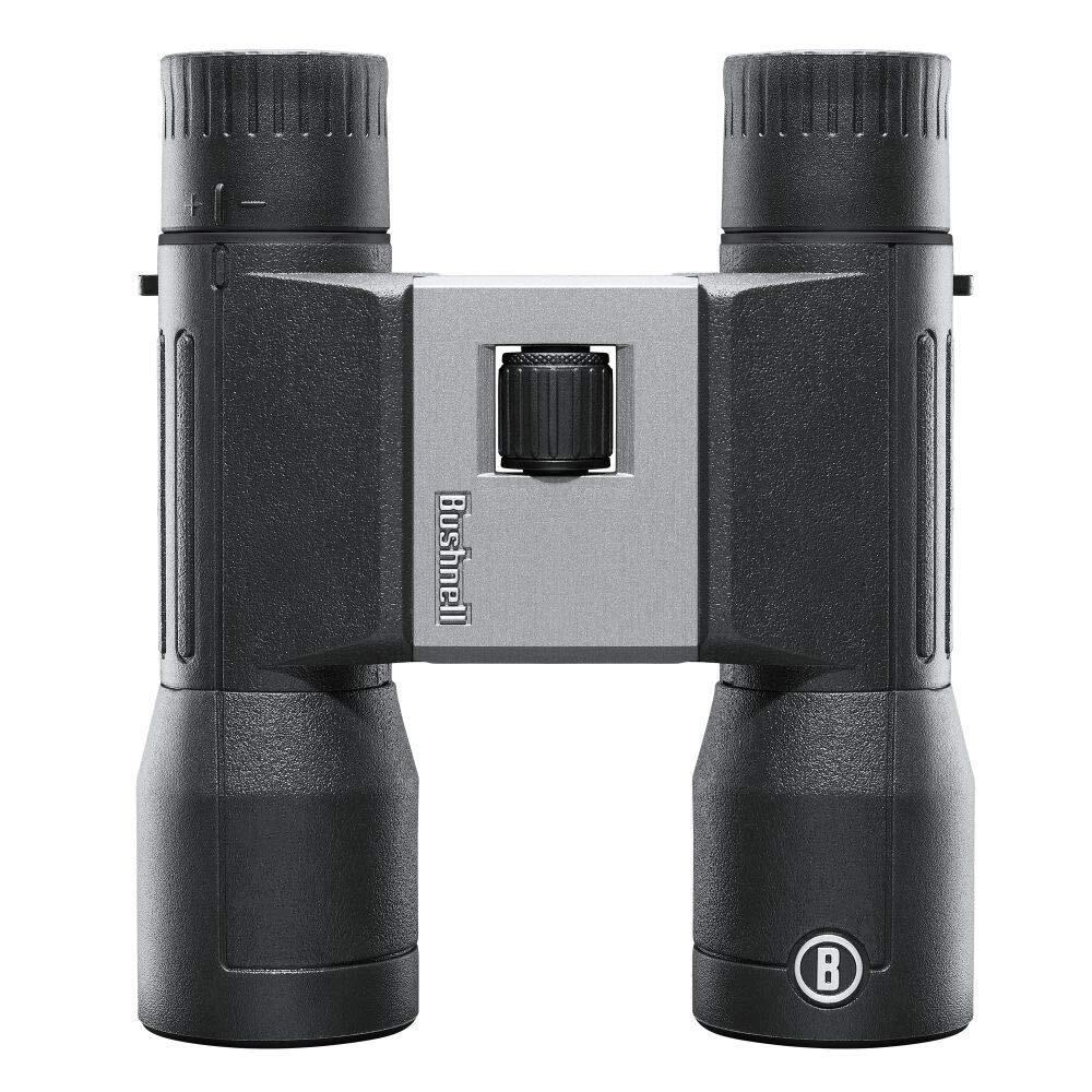 Bushnell Poweview 2 Black Binoculars Durable Lightweight Easy Grip Sharp Focus