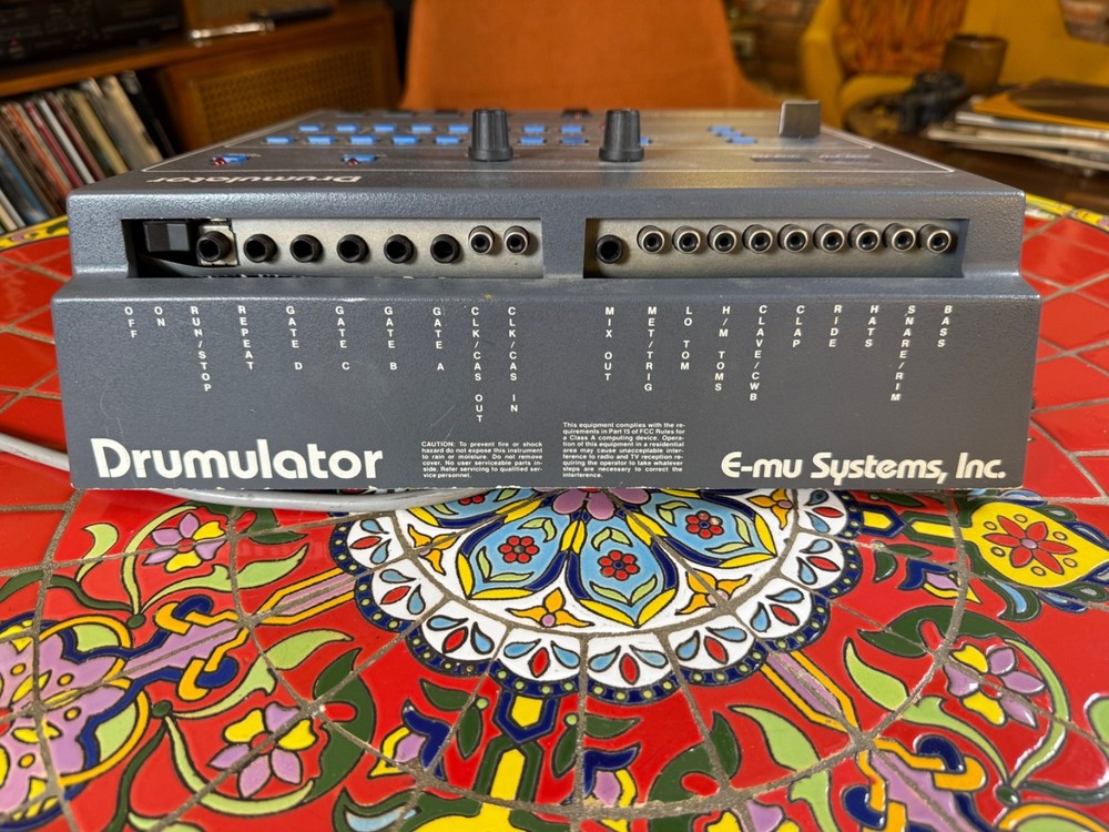 E-MU Systems Drumulator 8-Voice Drum Sampler 1983