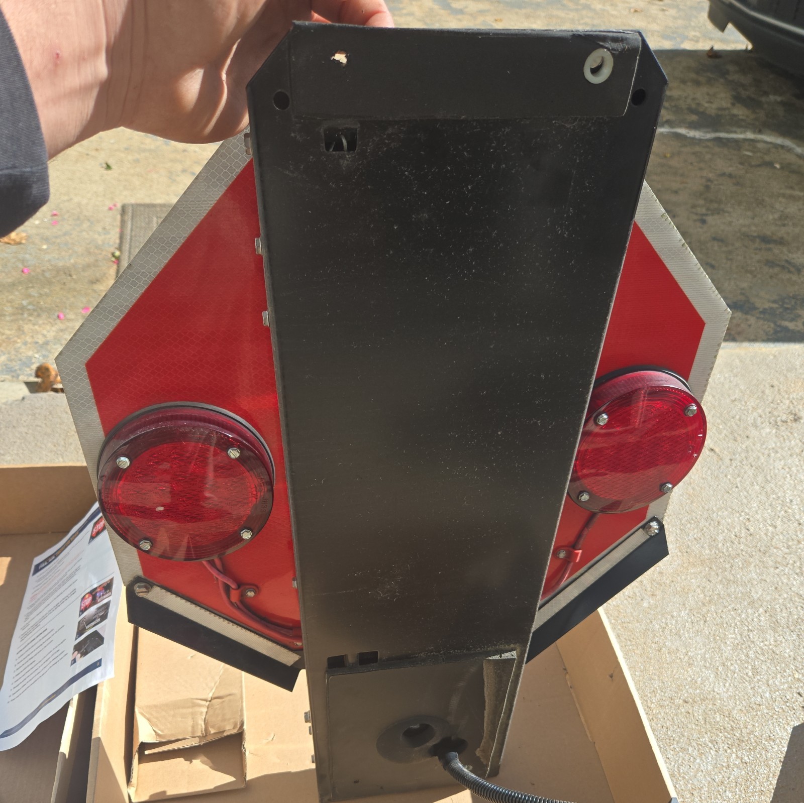 SAFE FLEET 2970C School Bus LED Stop Arm Sign