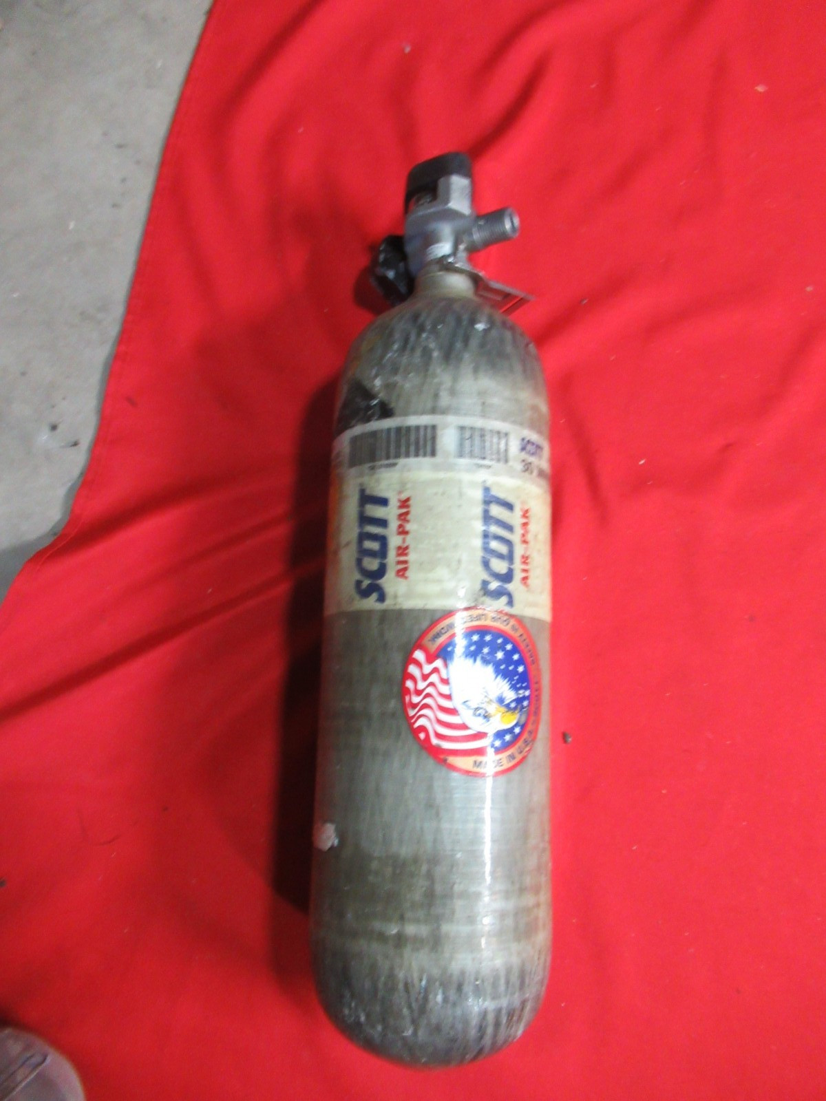 SCOTT 4500PSI 30 Min SCBA Bottle Tank Cylinder CGA347 valve Paintball Air gun