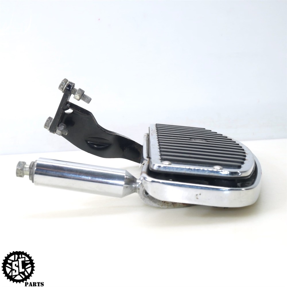1999 HARLEY SOFTAIL FATBOY LEFT FLOOR BOARD CHROME AND RUBBER
