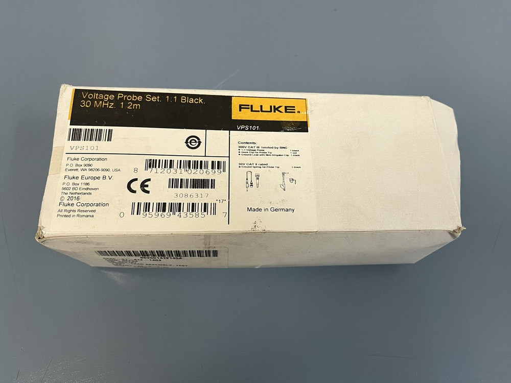 FLUKE Model VPS101 Test Probe Lead Assembly (NEW)
