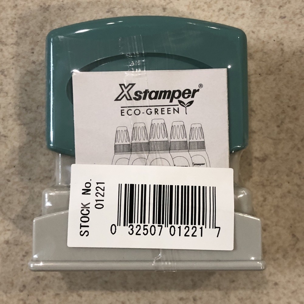 XStamper RED Pre-Inked "PAID" Stamp #1221