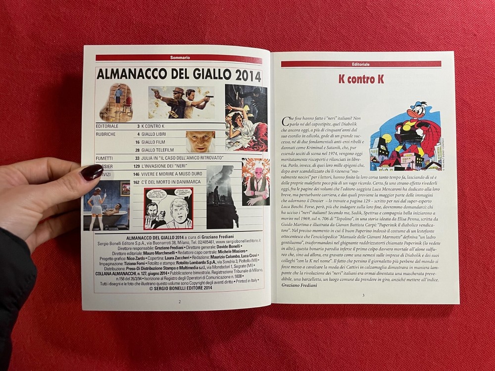 JULIA ALMANAC 2014 Sergio Bonelli Comic EQUAL