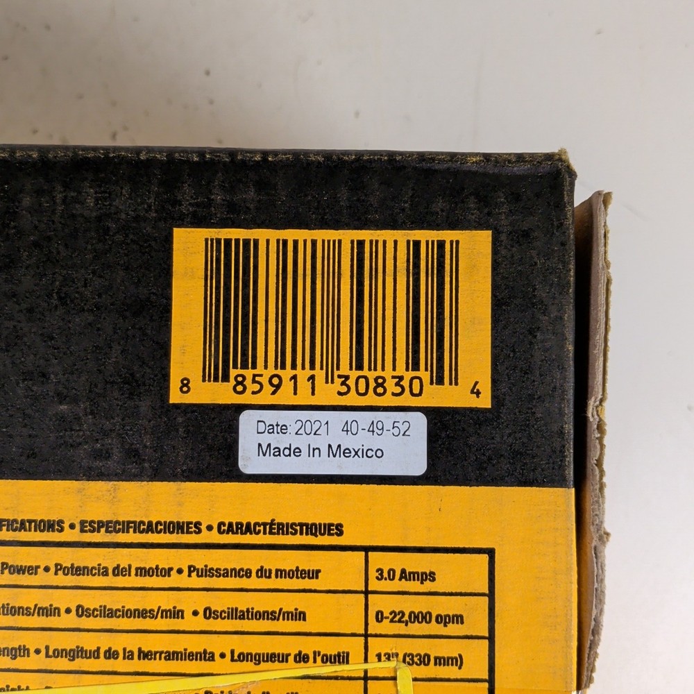 DEWALT DWE315K Oscillating MultiTool Kit 3-Amp Variable Speed Corded Power Tool