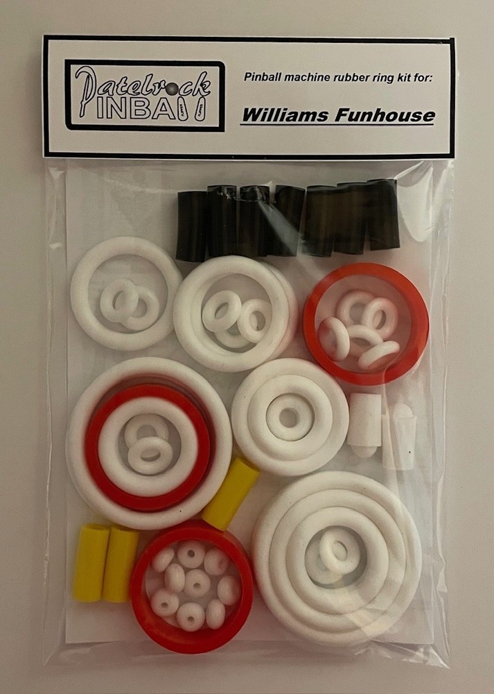 1990 Williams Funhouse Pinball Machine Rubber Ring Kit FH
