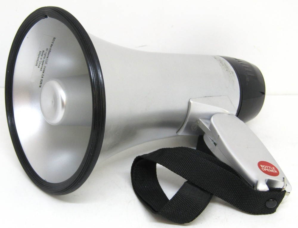 MerchSource 2018 Hand-Held Megaphone with Siren.