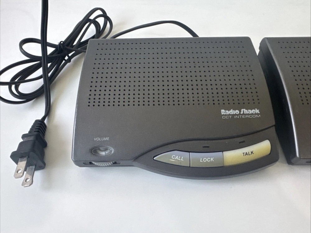 RadioShack CCT Intercom System - Gray (43-225) Unit A & Unit C *MISSING UNIT B*