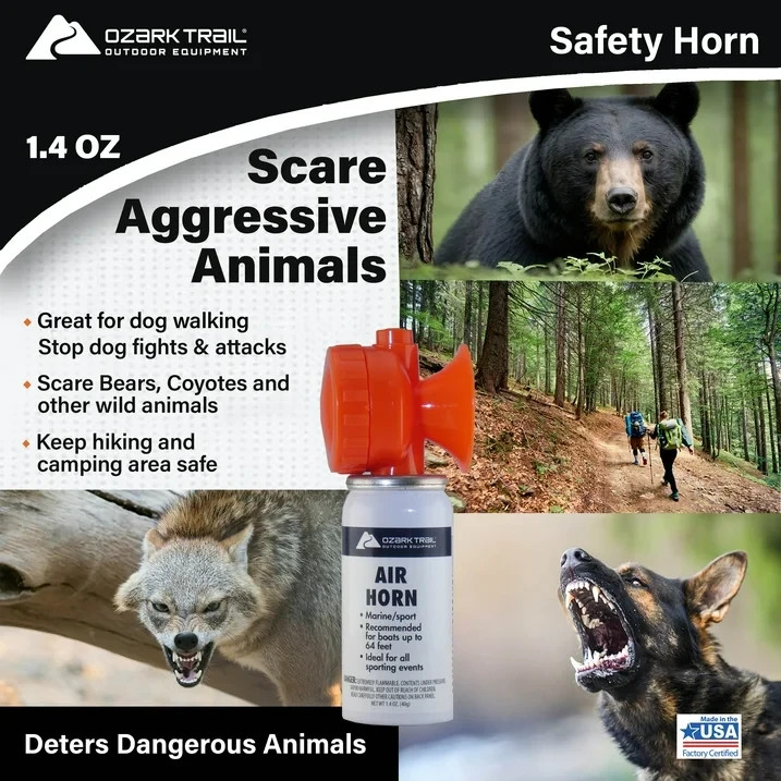 Super Loud Handheld Air Horn Can for Emergency, Sports, Marine & Boating