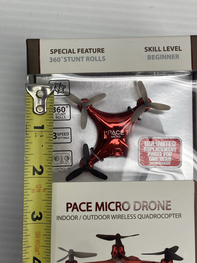 Micro Drone Propel Navigator Pace Wireless Quadcopter Beginner Stunt Drone Red