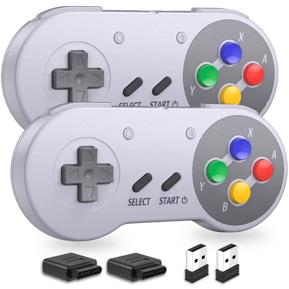 Wireless SNES Remote Game Controller For Original Super Switch Online & SFC ， PC
